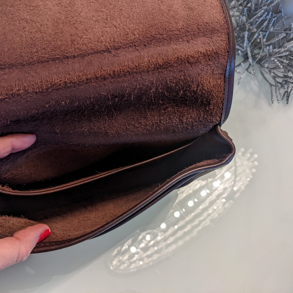 Vintage coach saddlebag and Rich Brown leather - Picture 6 of 7